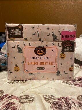 Creep It Real 6 Piece Queen Sheet Set
